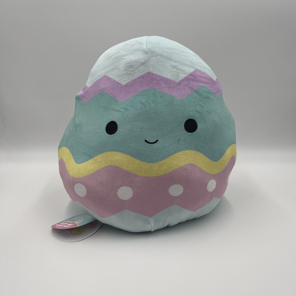 Squishmallows 12" FlipAMallows Easter Waylon‎ Trina Chick Egg Squishmallow Flip
